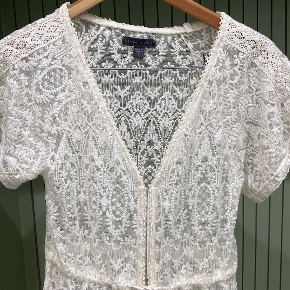 Kendall and Kylie lace tunic BOHO style